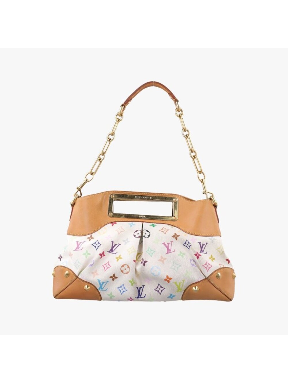 Louis Vuitton Judy MM Blanc Monogram Multicolor Shoulder Bag